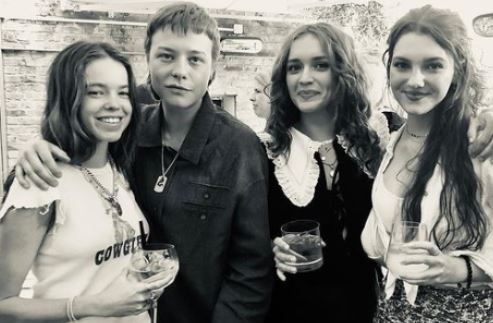 Lindsy Wild daughter Olivia Cooke with the star-cast of House of the Dragon